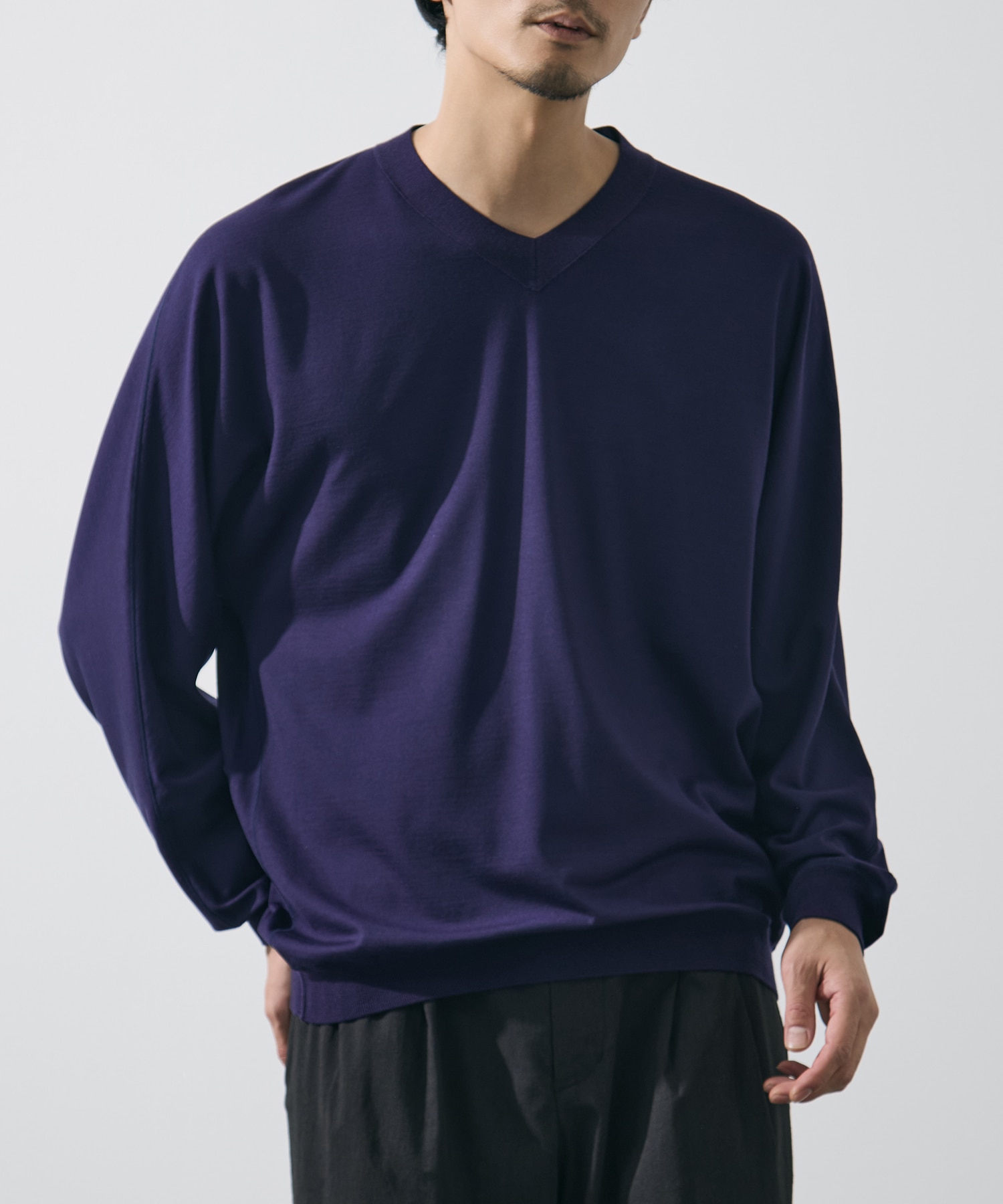 別注 Knit V Neck Pull Over