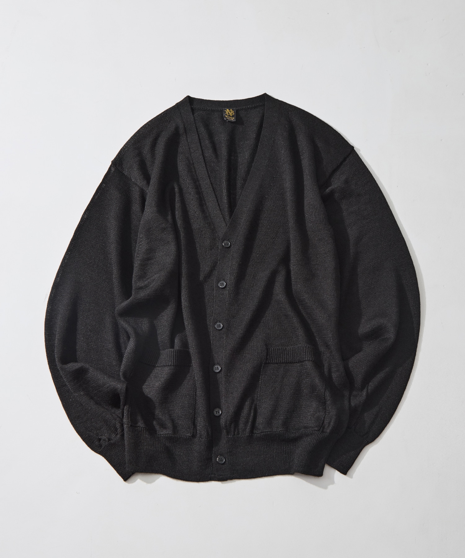 別注 RAMIE WOOL V NECK CARDIGAN