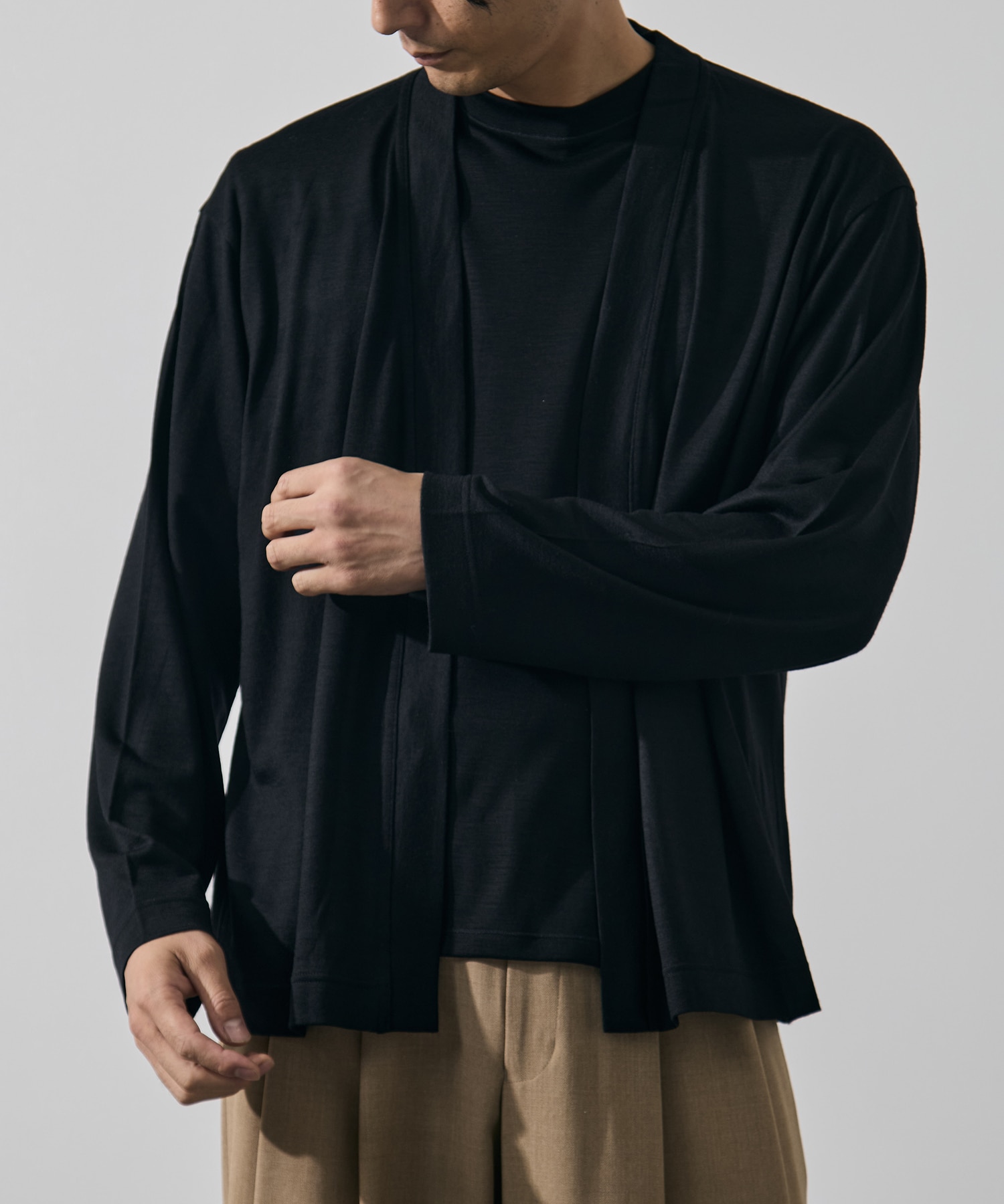Button-less Cardigan