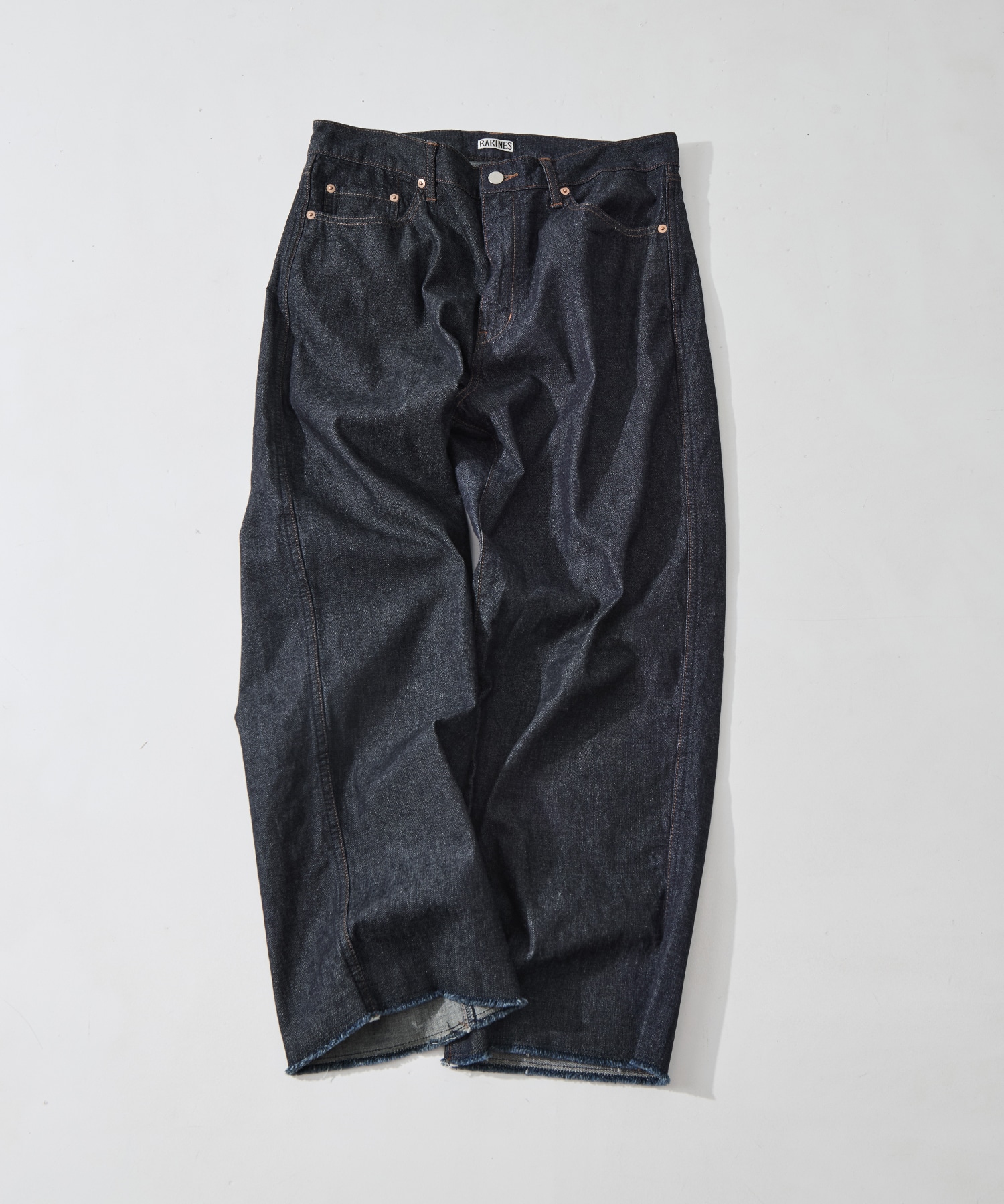 Ex.10oz ONE WASH DENIM Rub denim-TO