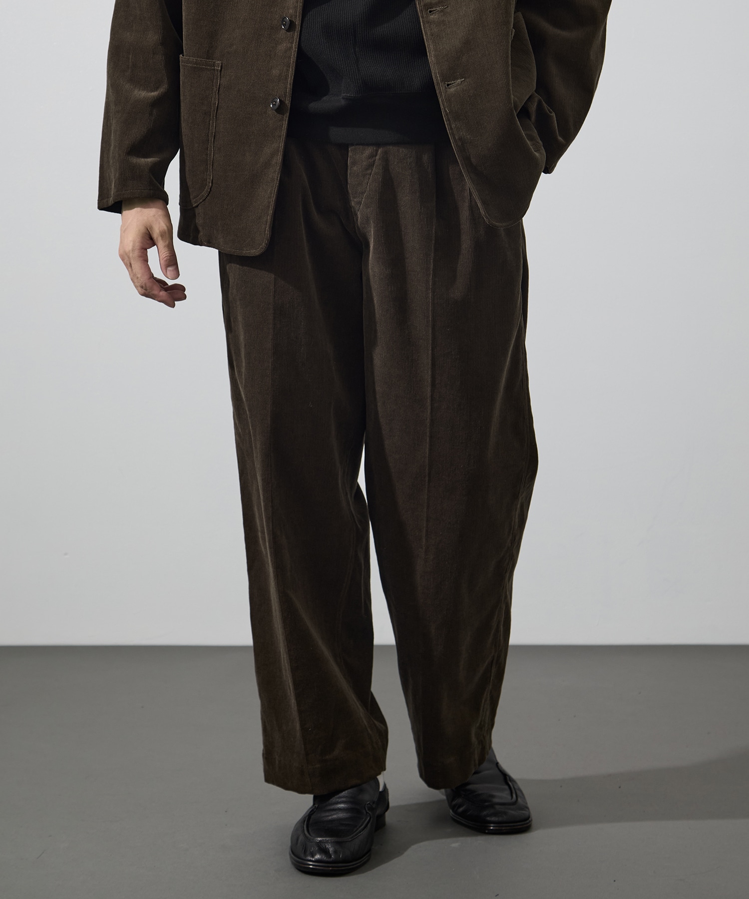 Corduroy Military Trousers
