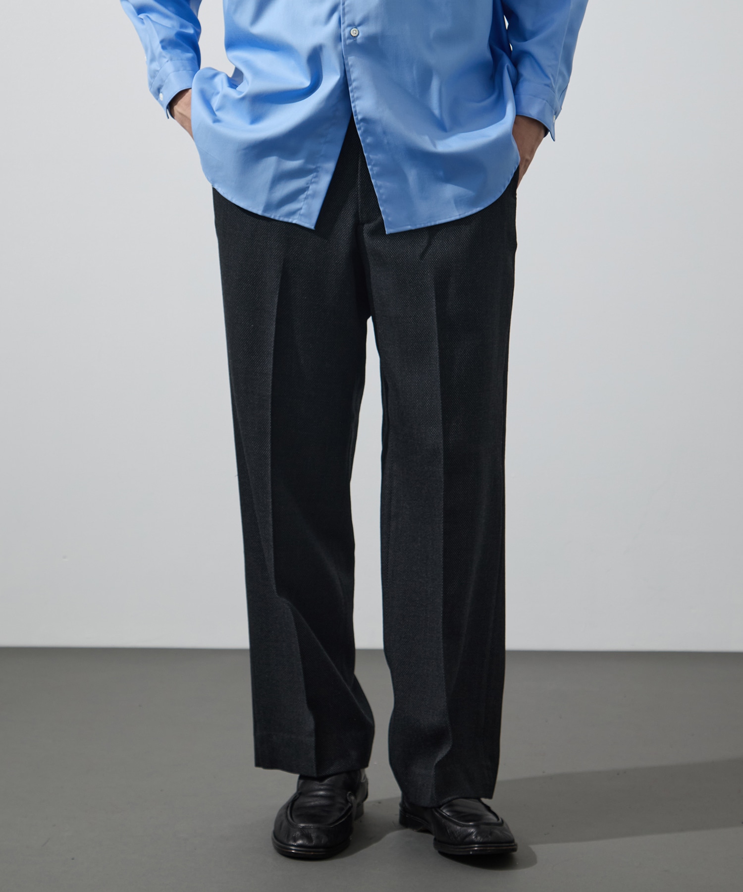 REGULAR FIT STRAIGHT TROUSERS