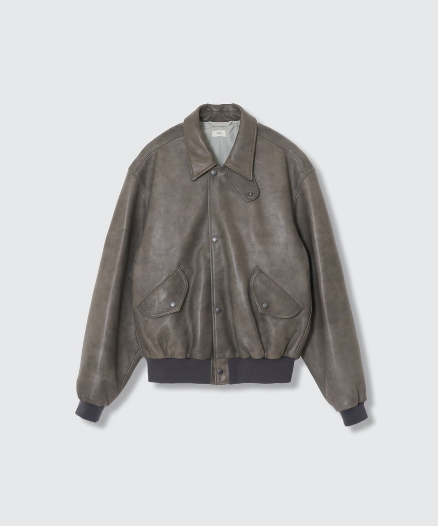 Lamb Leather Bomber Jacket