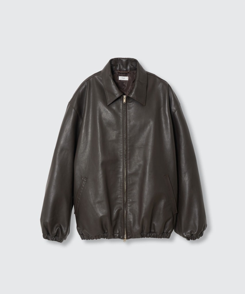 Calf Leather Sports Jacket
