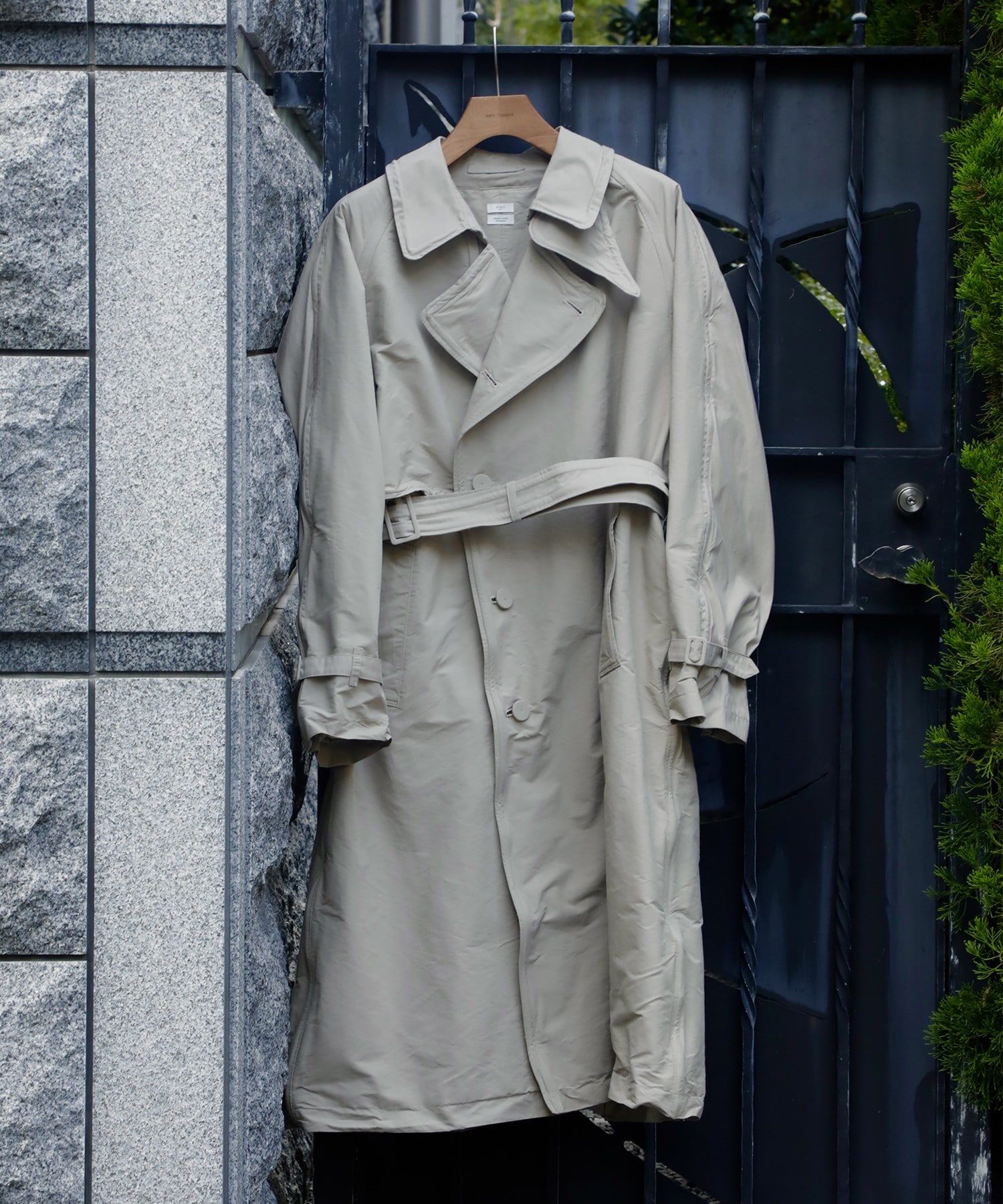 Sculptural Wired Trench Coat