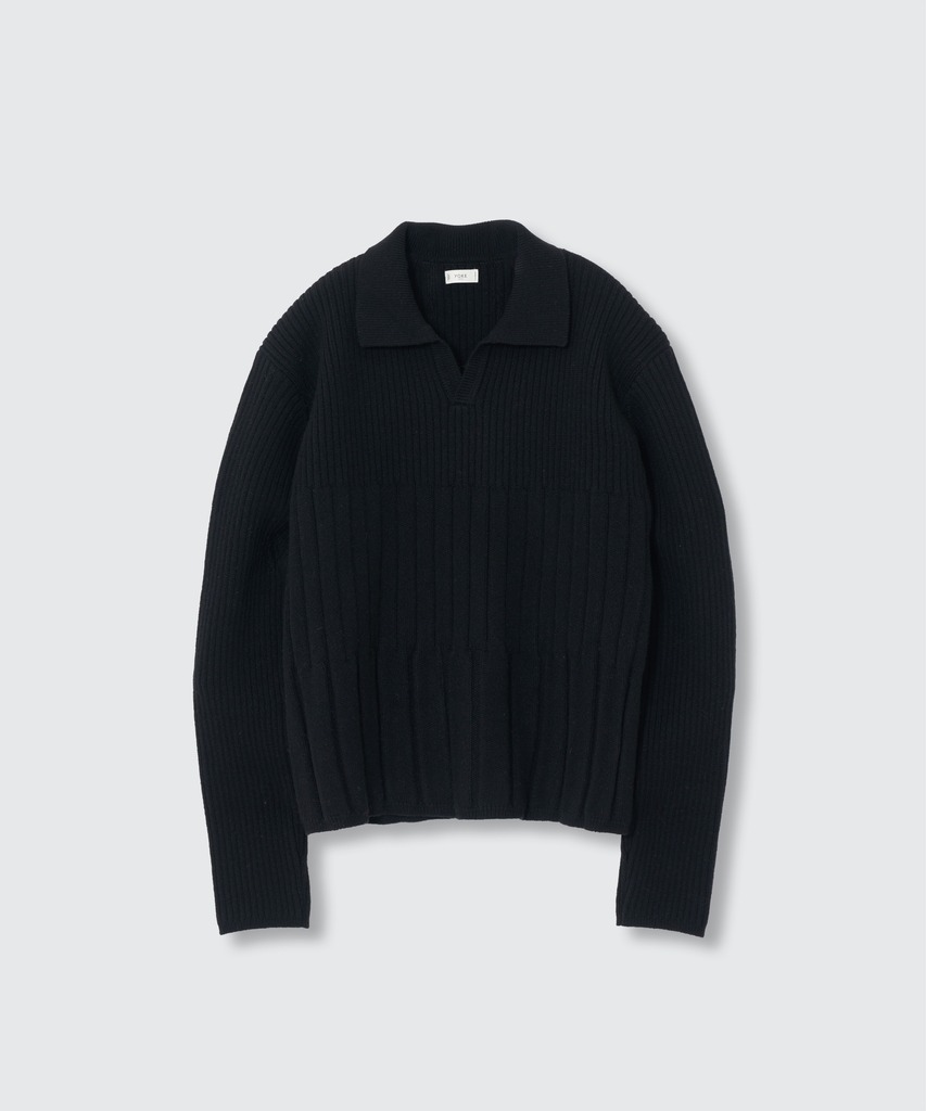 Tiered Rib Skipper Sweater