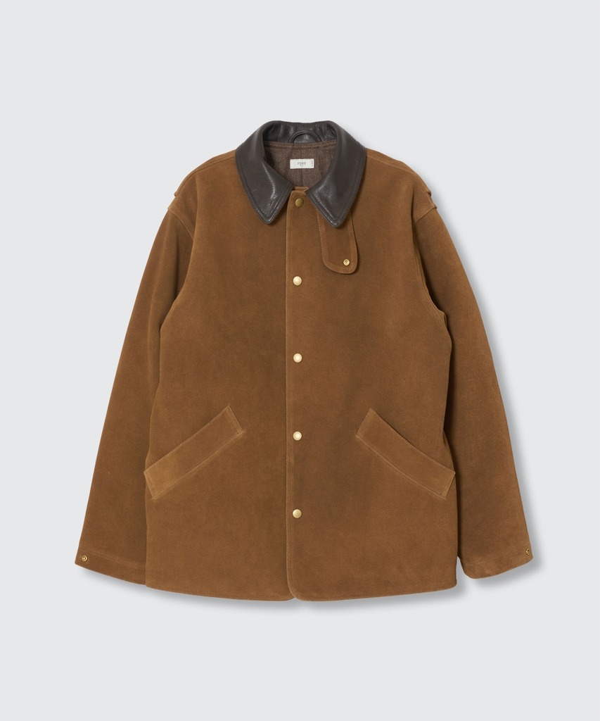 Brushed Cow Suede Work Jacket