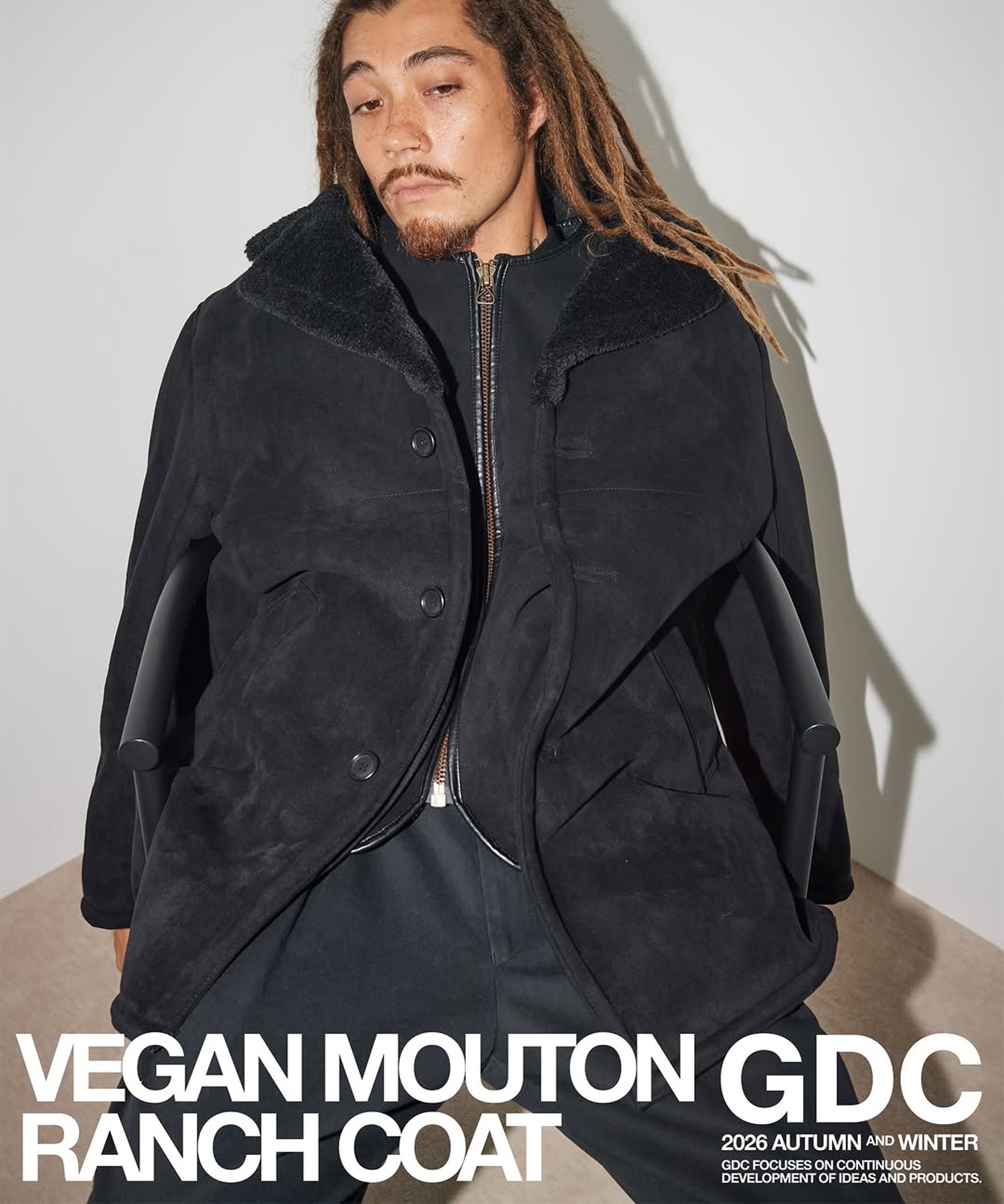 Vegan Mouton Ranch Coat