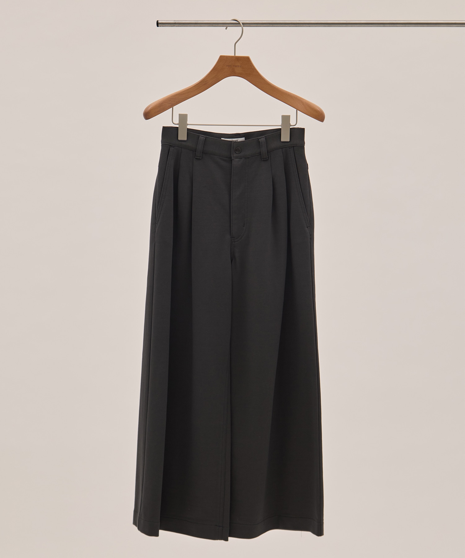 Hard Compact French Terry Wide Pants