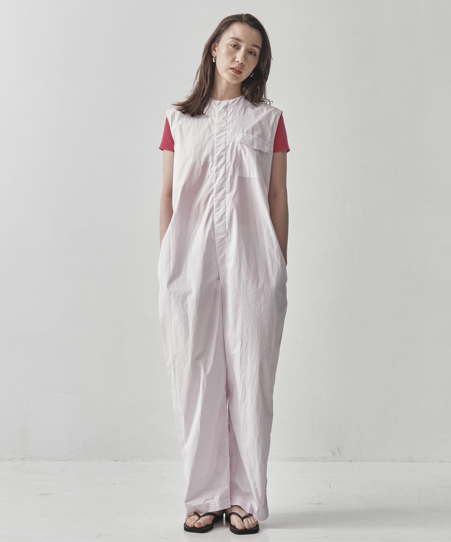 NATURAL DYED COTTON LAWN JUMP SUIT