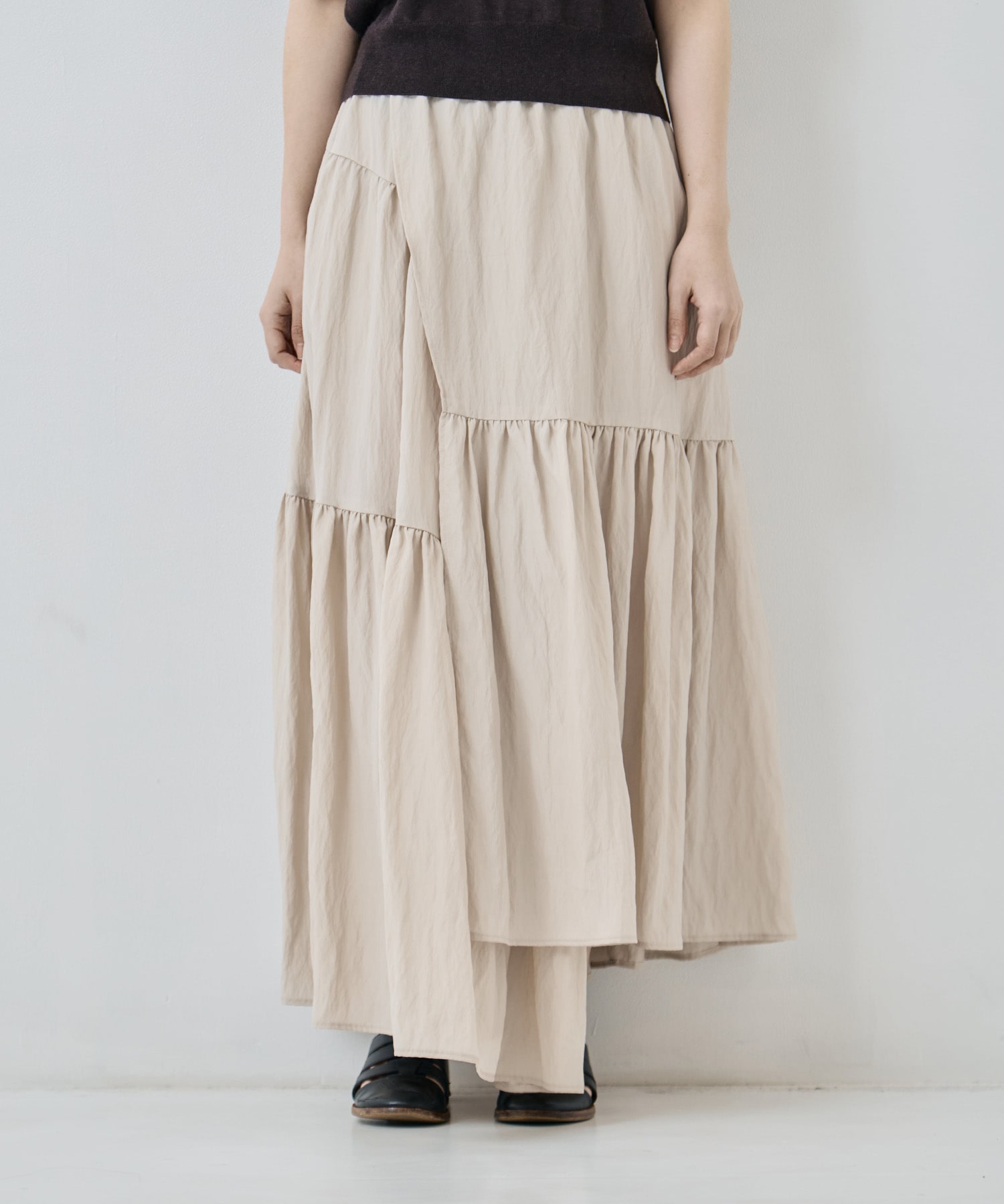 Viscose washer gather skirt