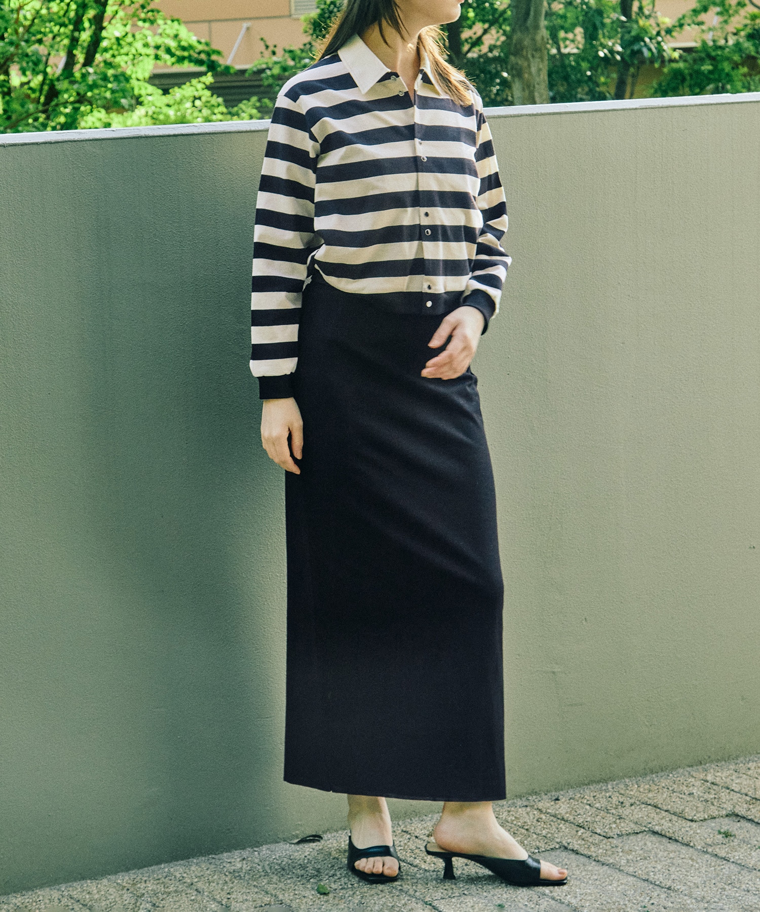 Hard Twist Rib Skirt