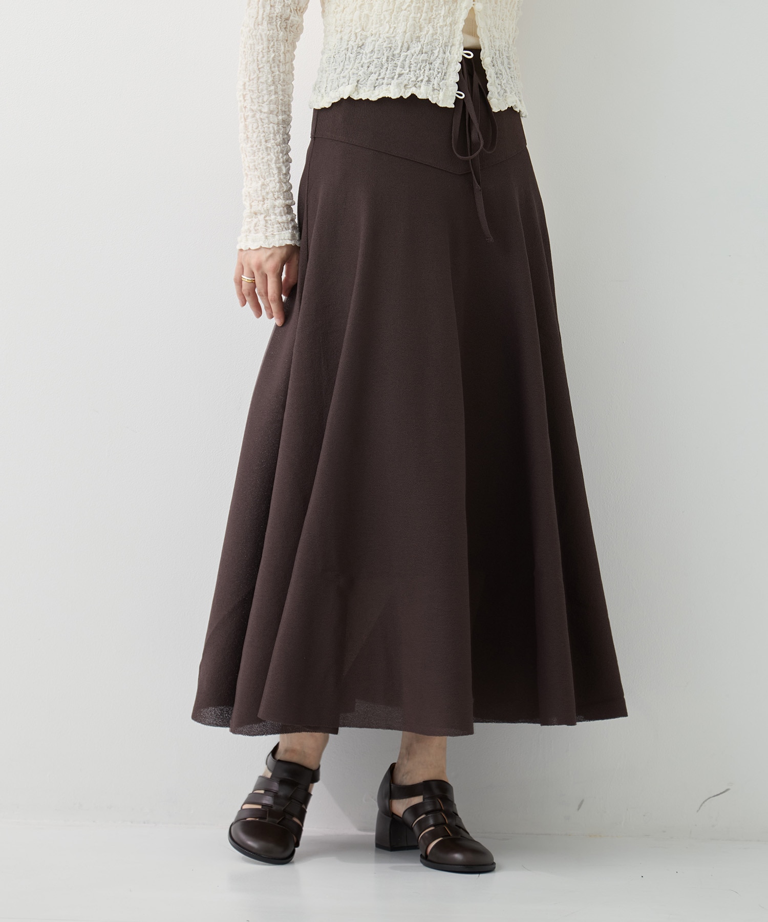 Dry Knit Flare Skirt