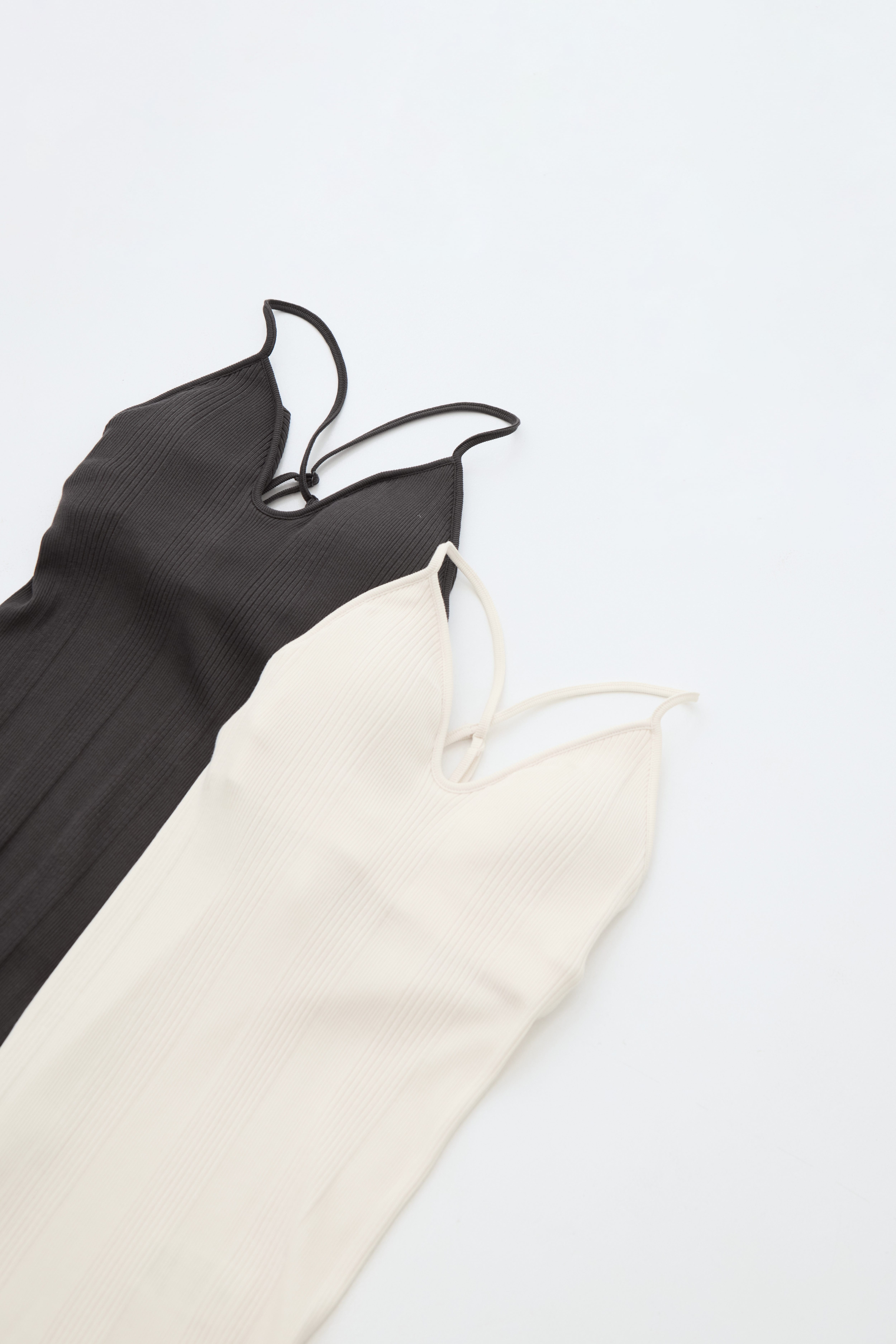 Random rib bra camisole