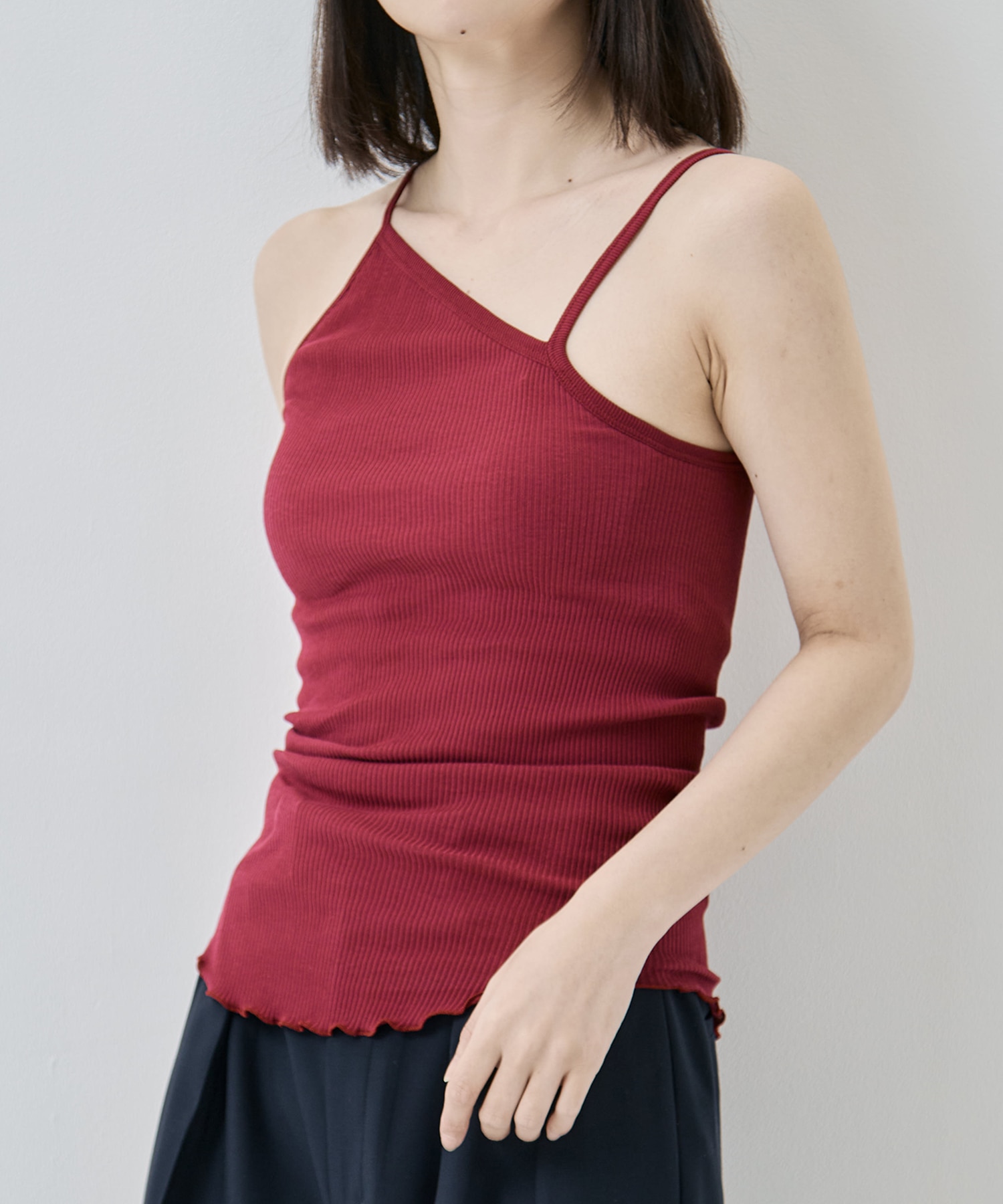 Twist cotton bra tank cami