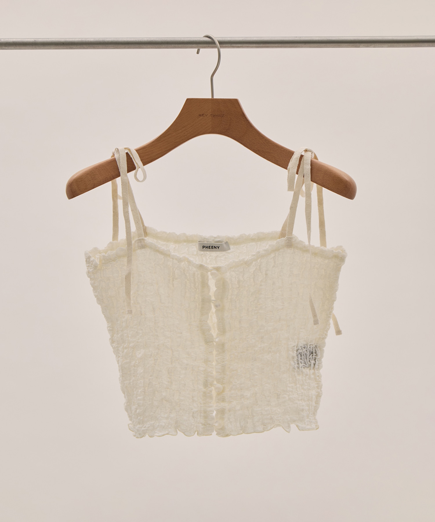 Shrink Lace Frill Camisole