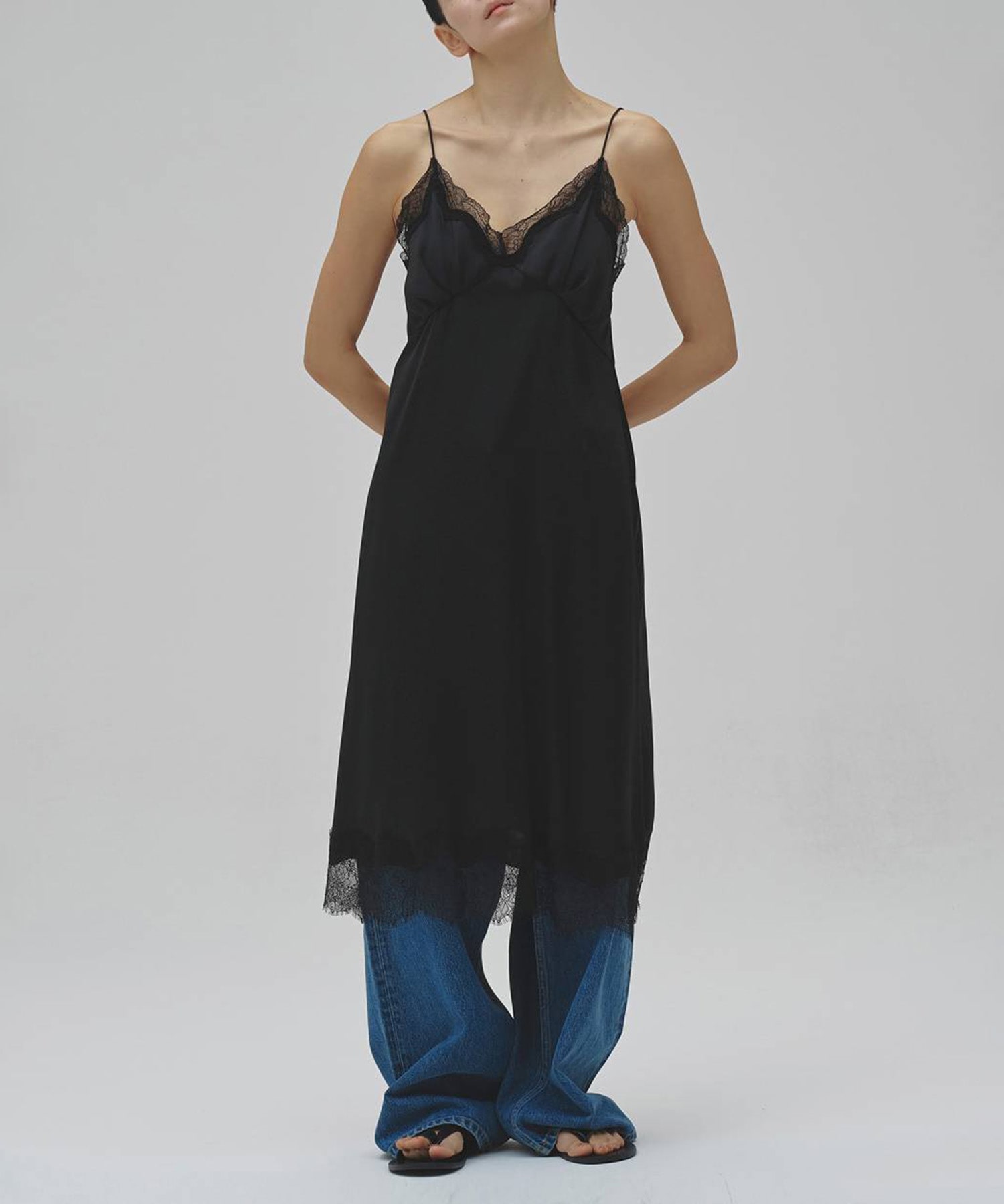 Satin Lace Dress