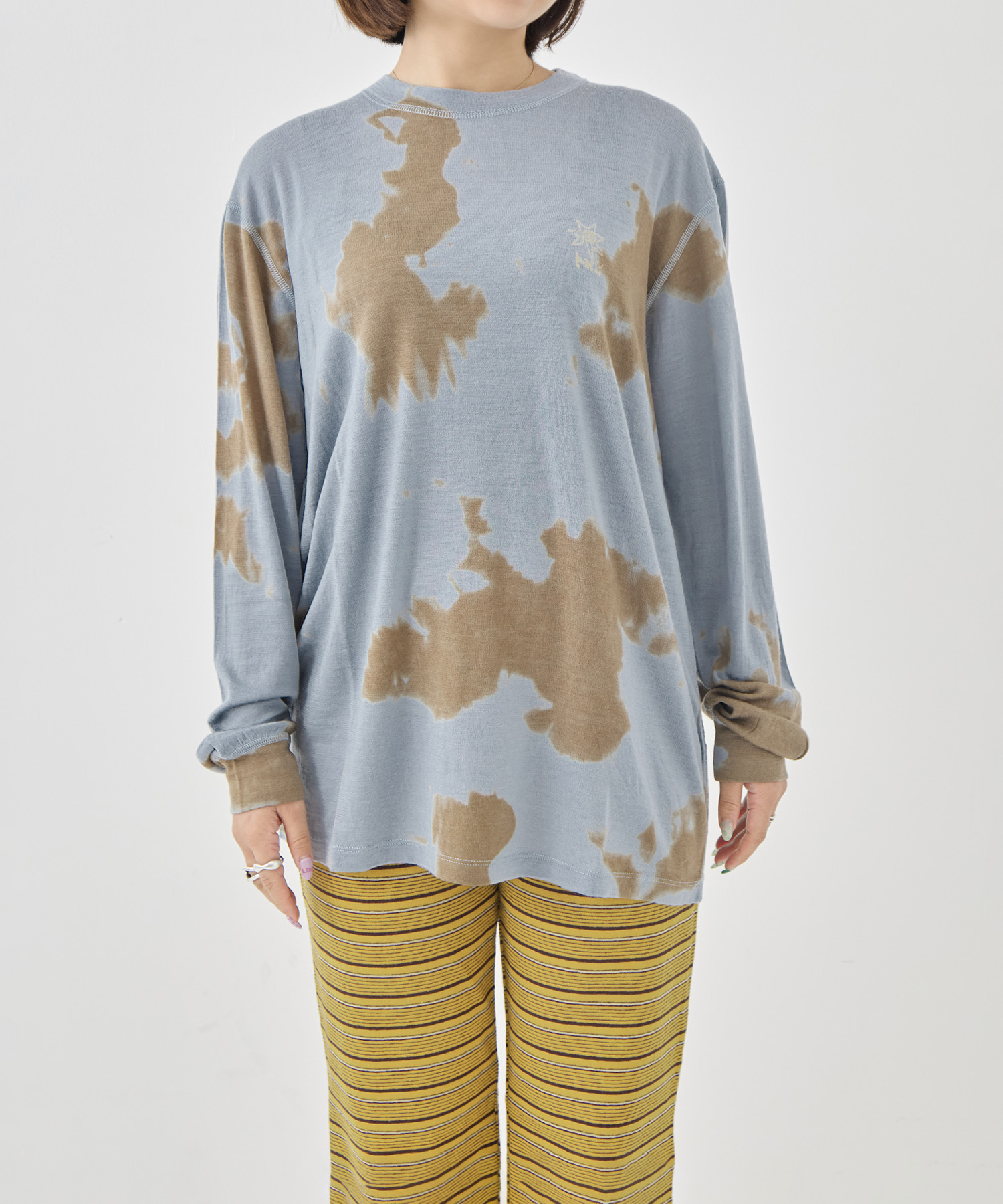 Merino Wool Dyed L/S Tee