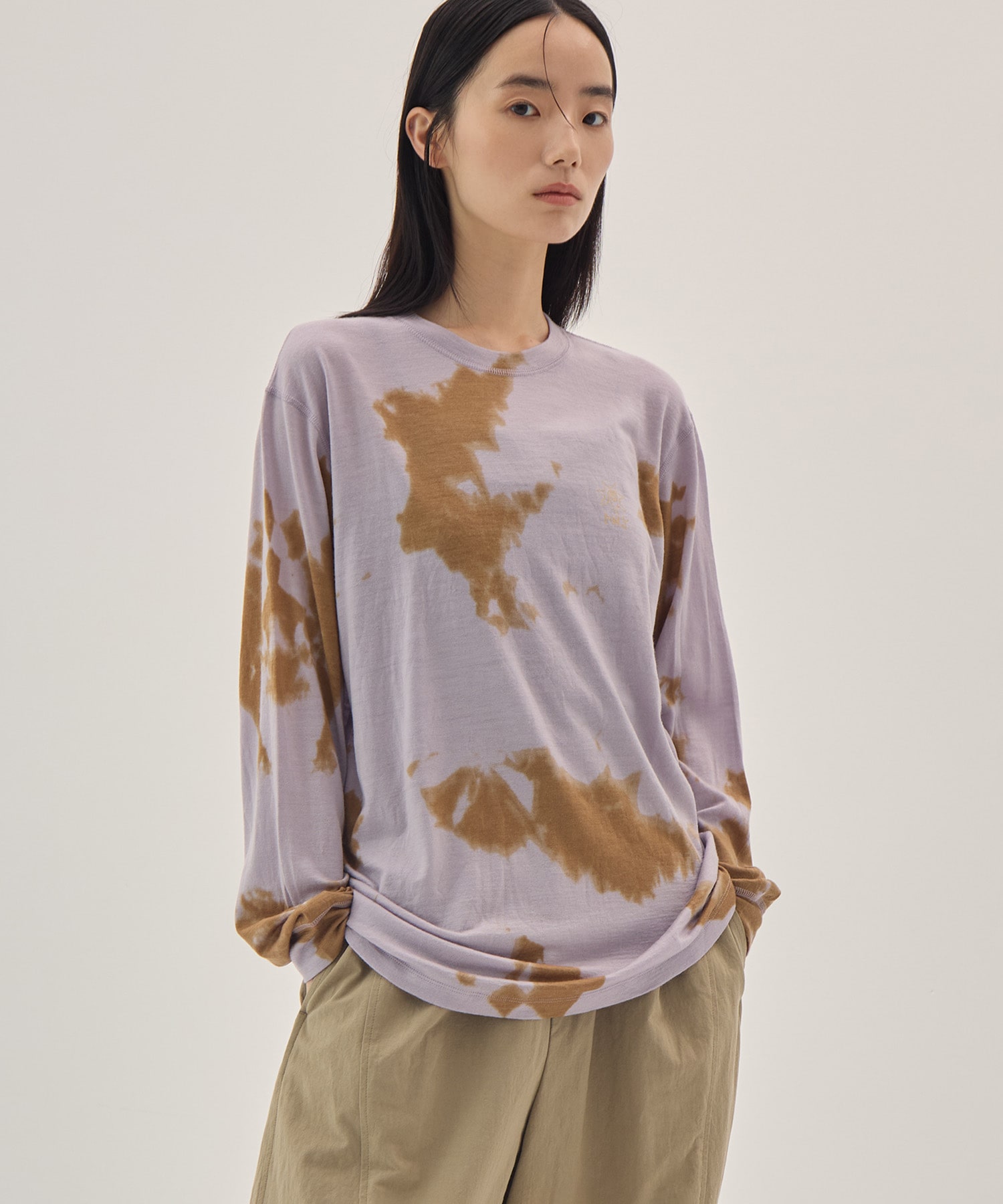 Merino Wool Dyed L/S Tee