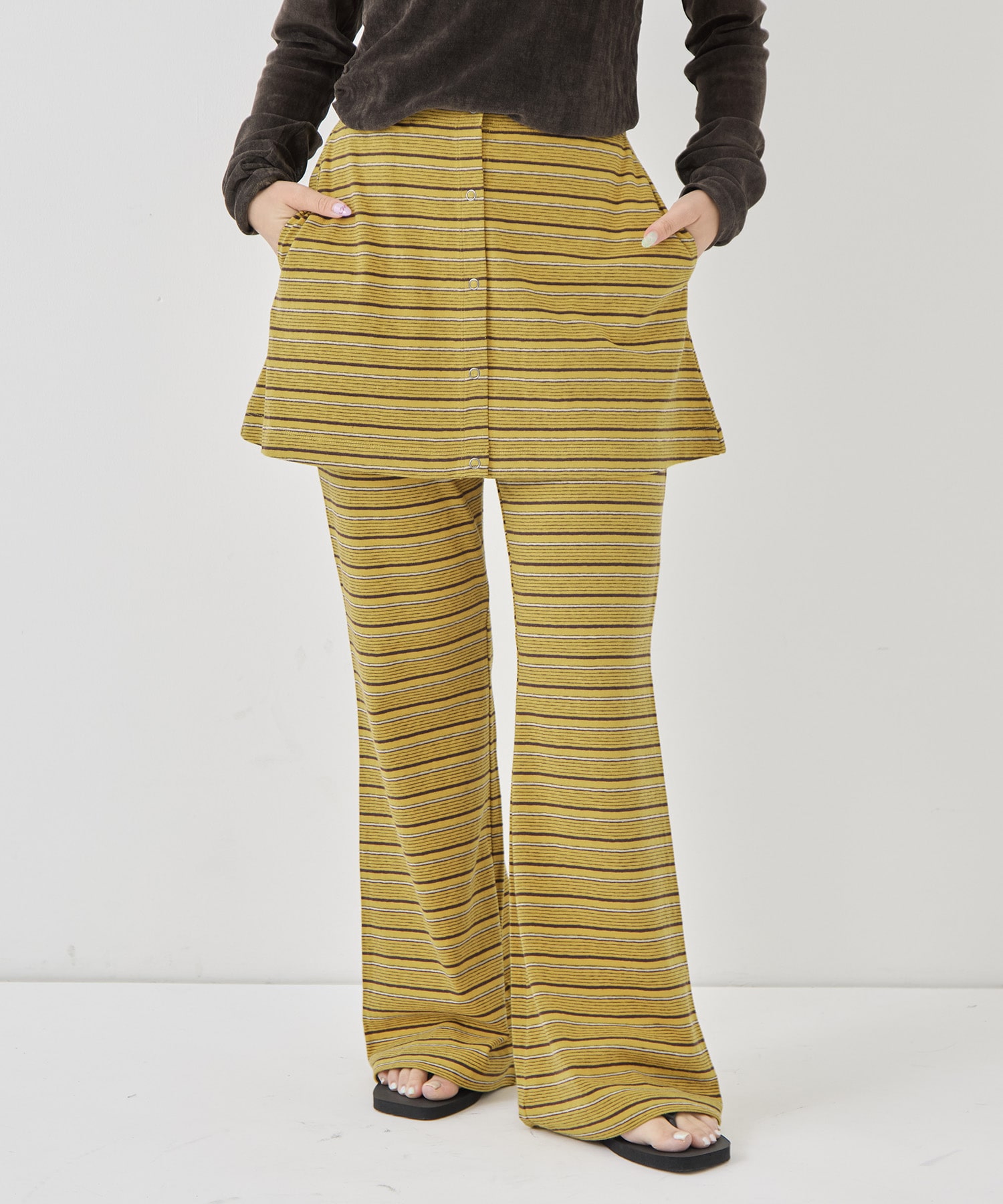 Multi-Border Layered Pants
