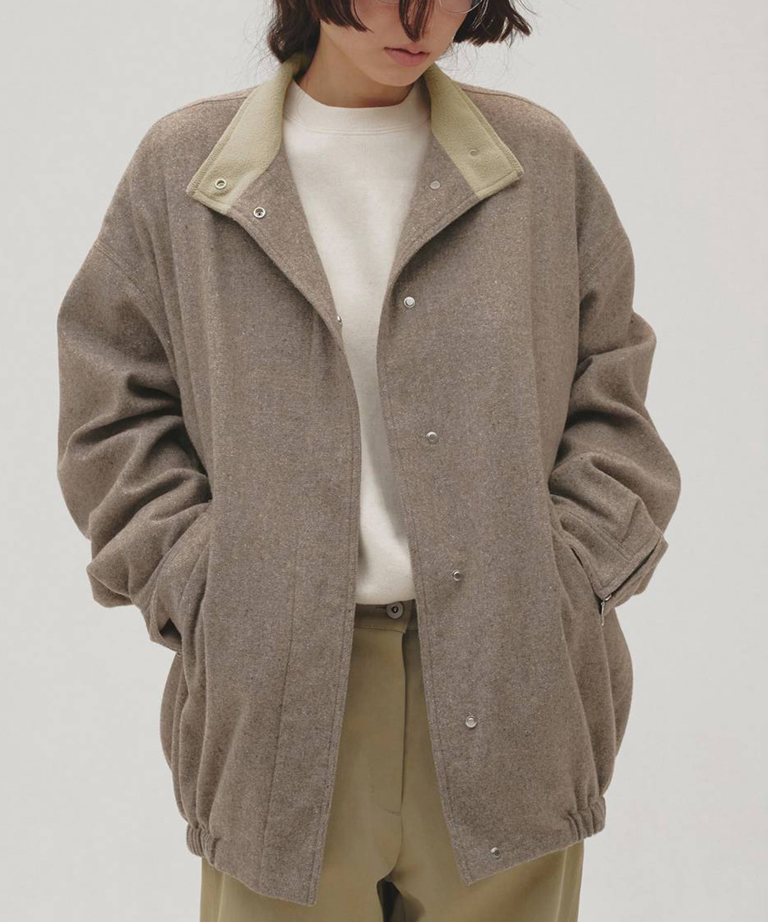 Silknep Tweed Blouson