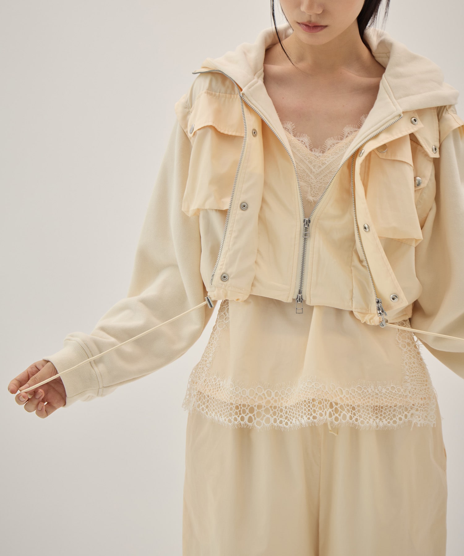 LUSTER HOODY BLOUSON