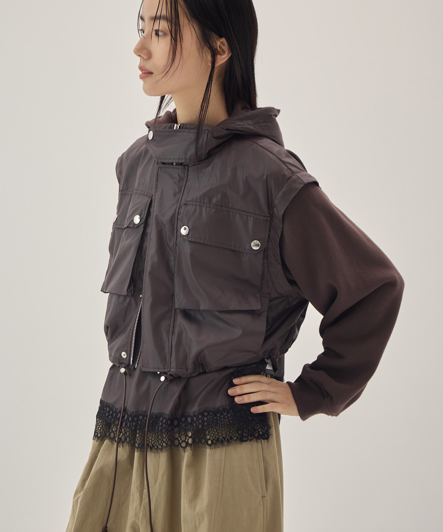 LUSTER HOODY BLOUSON
