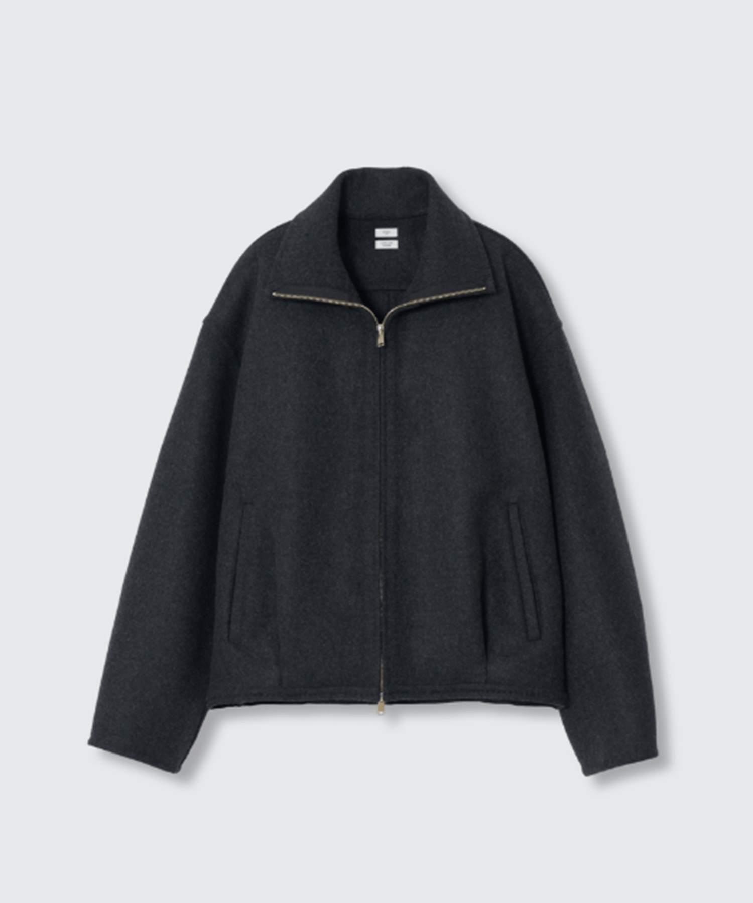 Wool Cashmere Balloon Silhouette Blouson