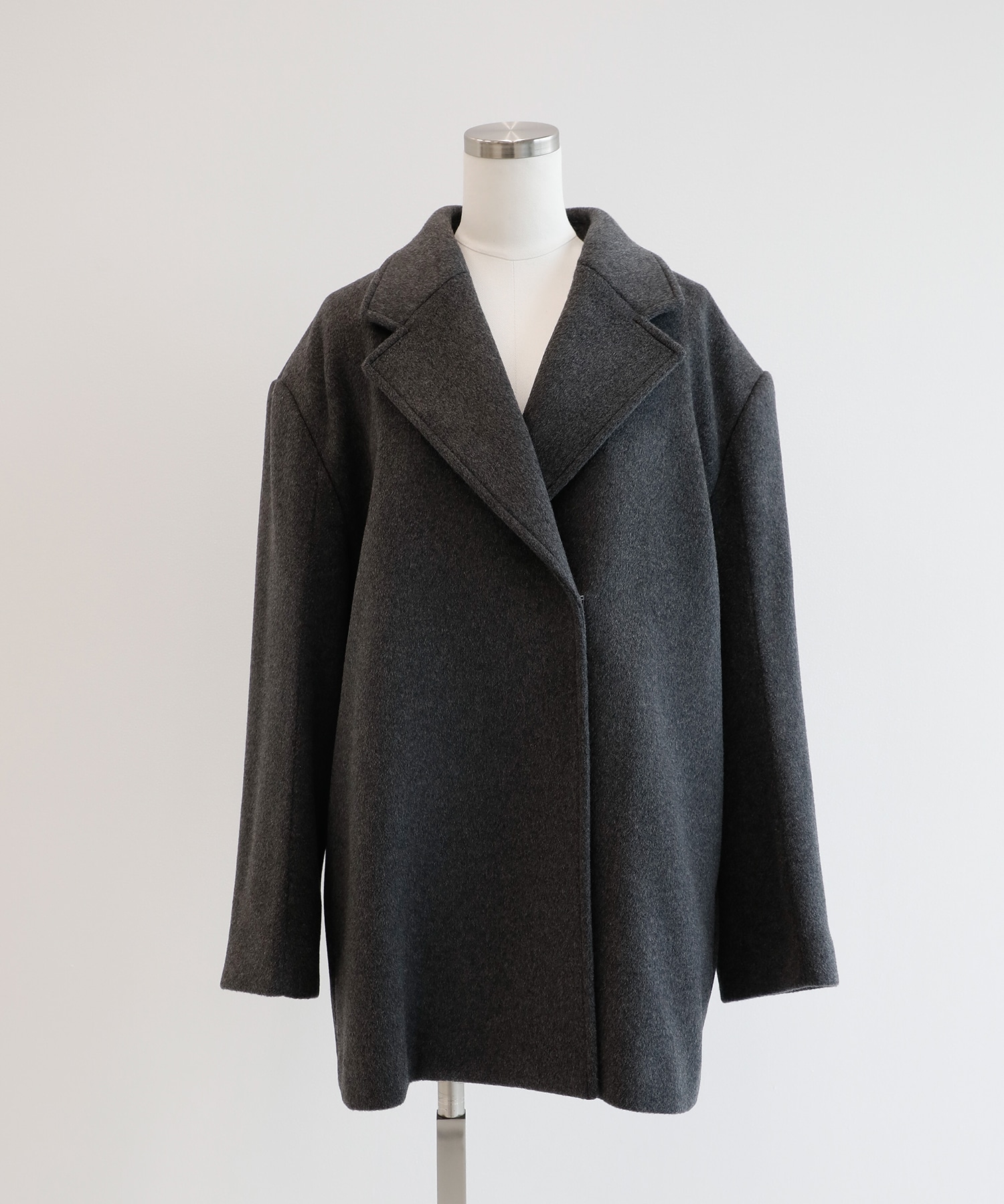 Double Wool Tailored Coat