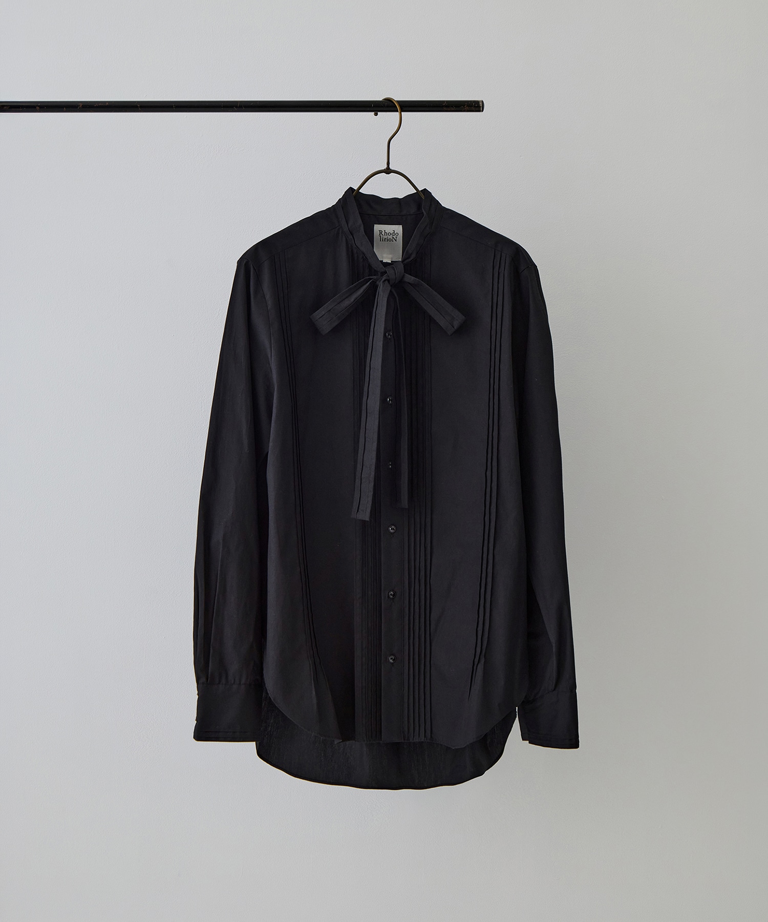 Ribbon Tie Blouse - Solid＆Leopard