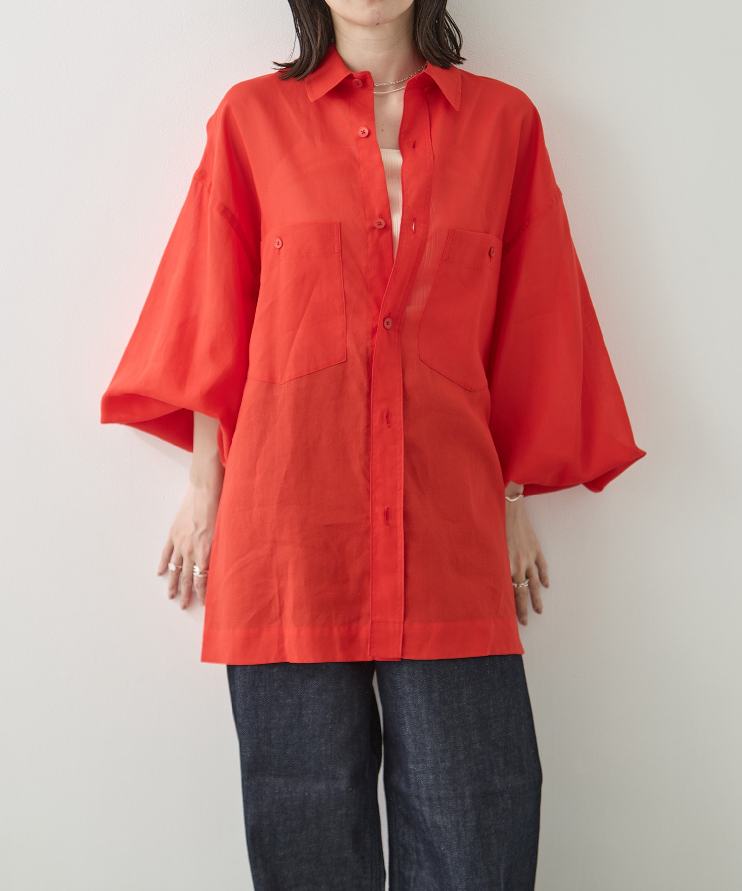 COTTON GEORGETTE OVER SHIRTS