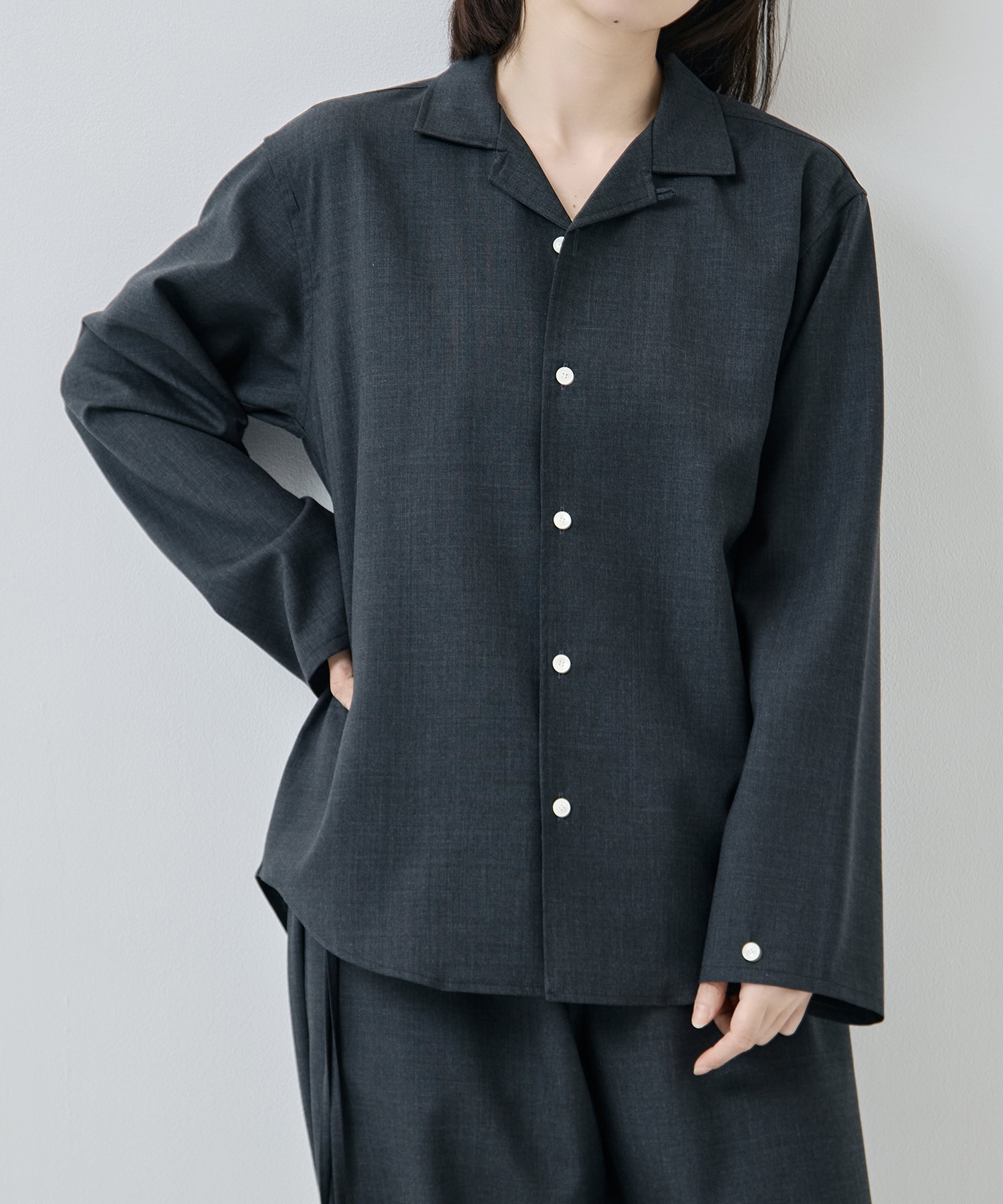 Wool Lounge Shirt