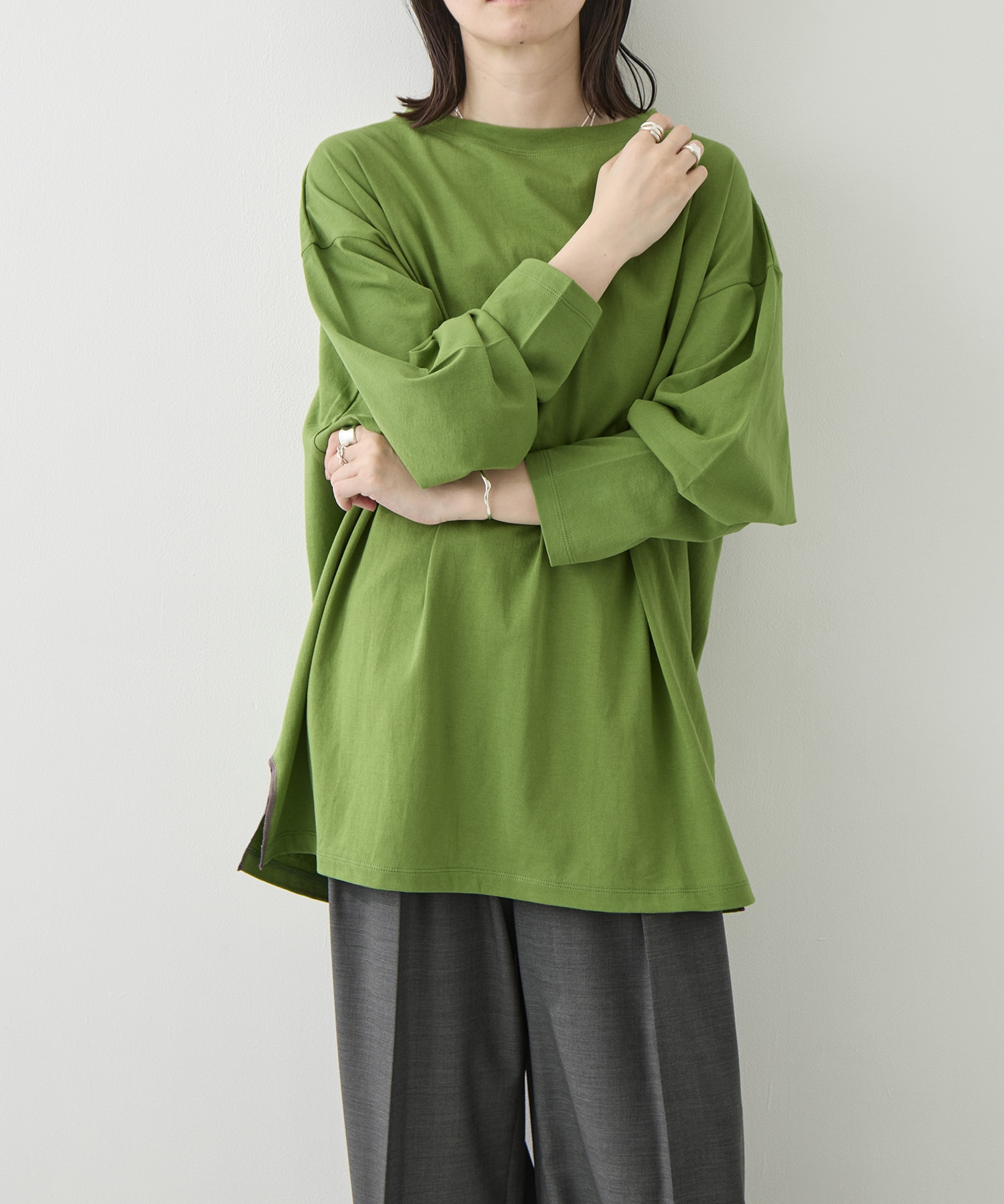 COTTON TENJIKU L/S PO