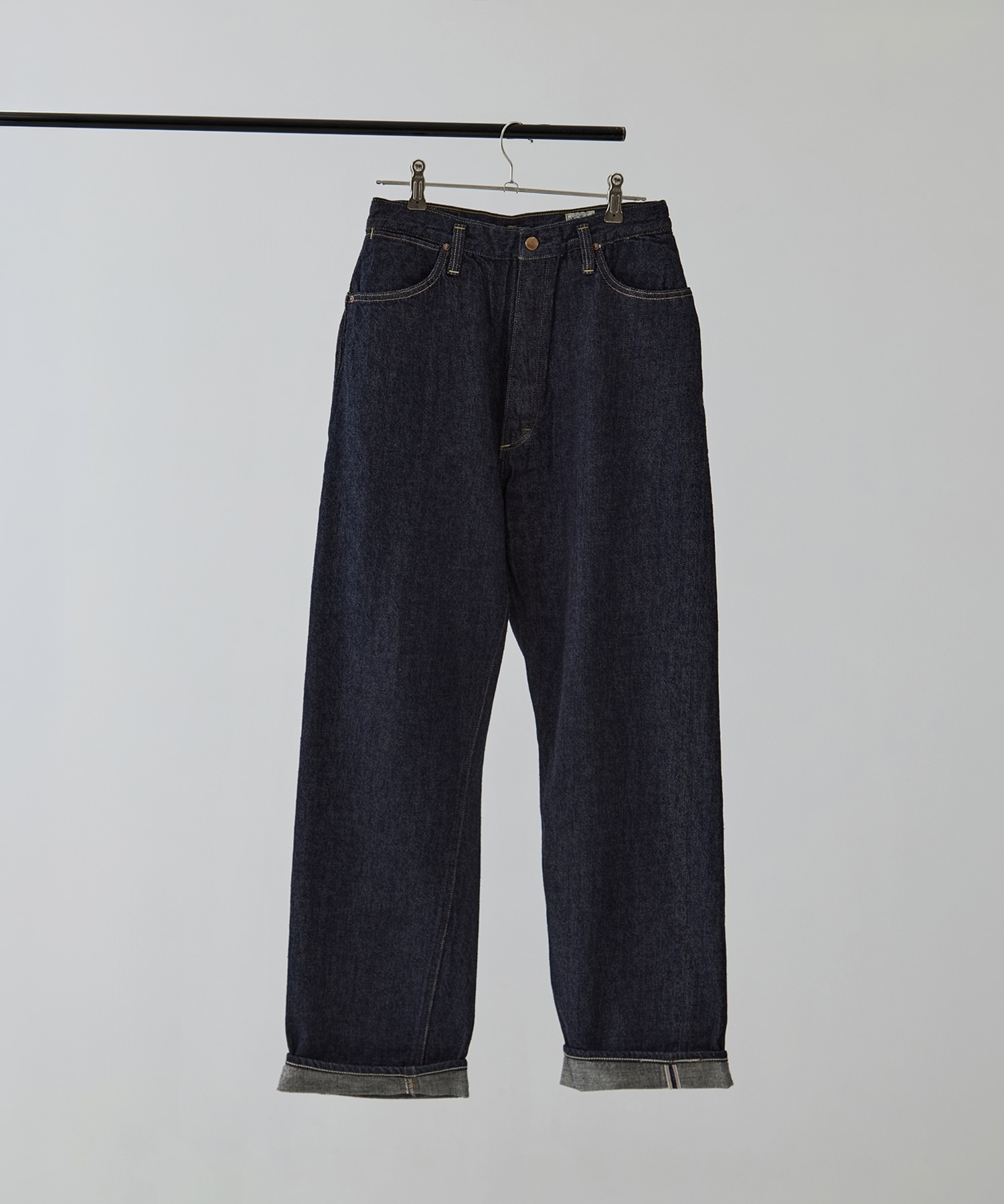 HIGH WAIST SELVEDGE DENIM PANTS/JASMIN