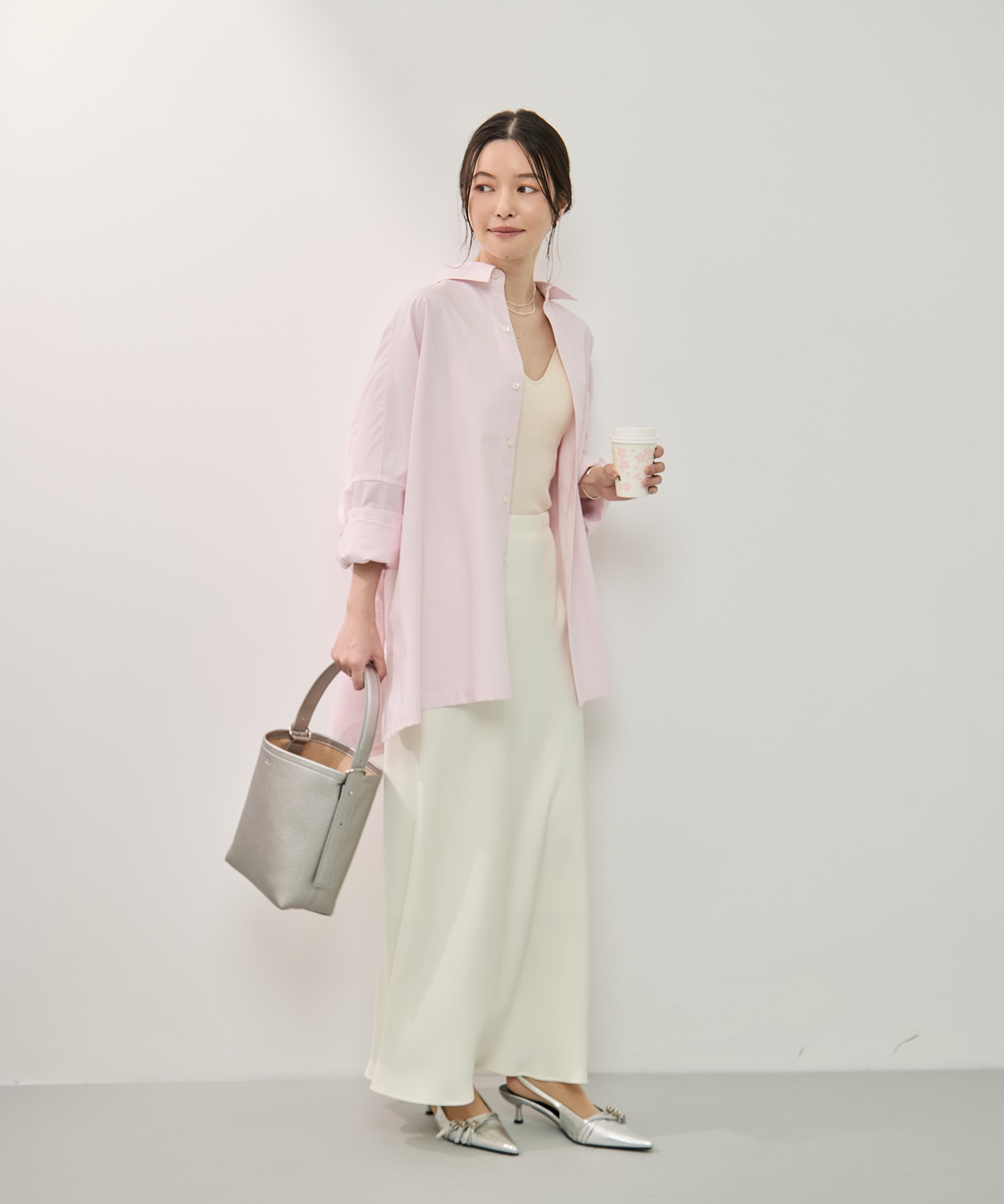 ダブルサテンナロースカート