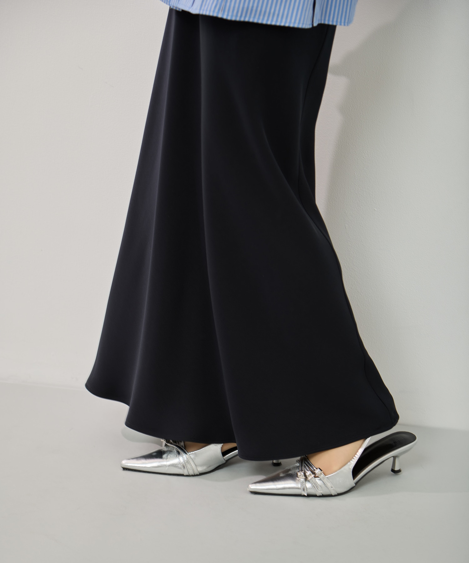 ダブルサテンナロースカート