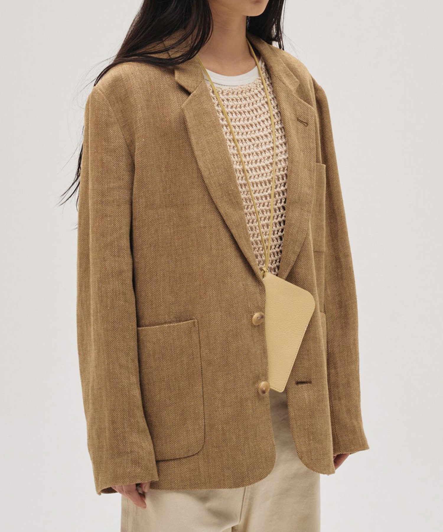 Boyfriend Linen Jacket
