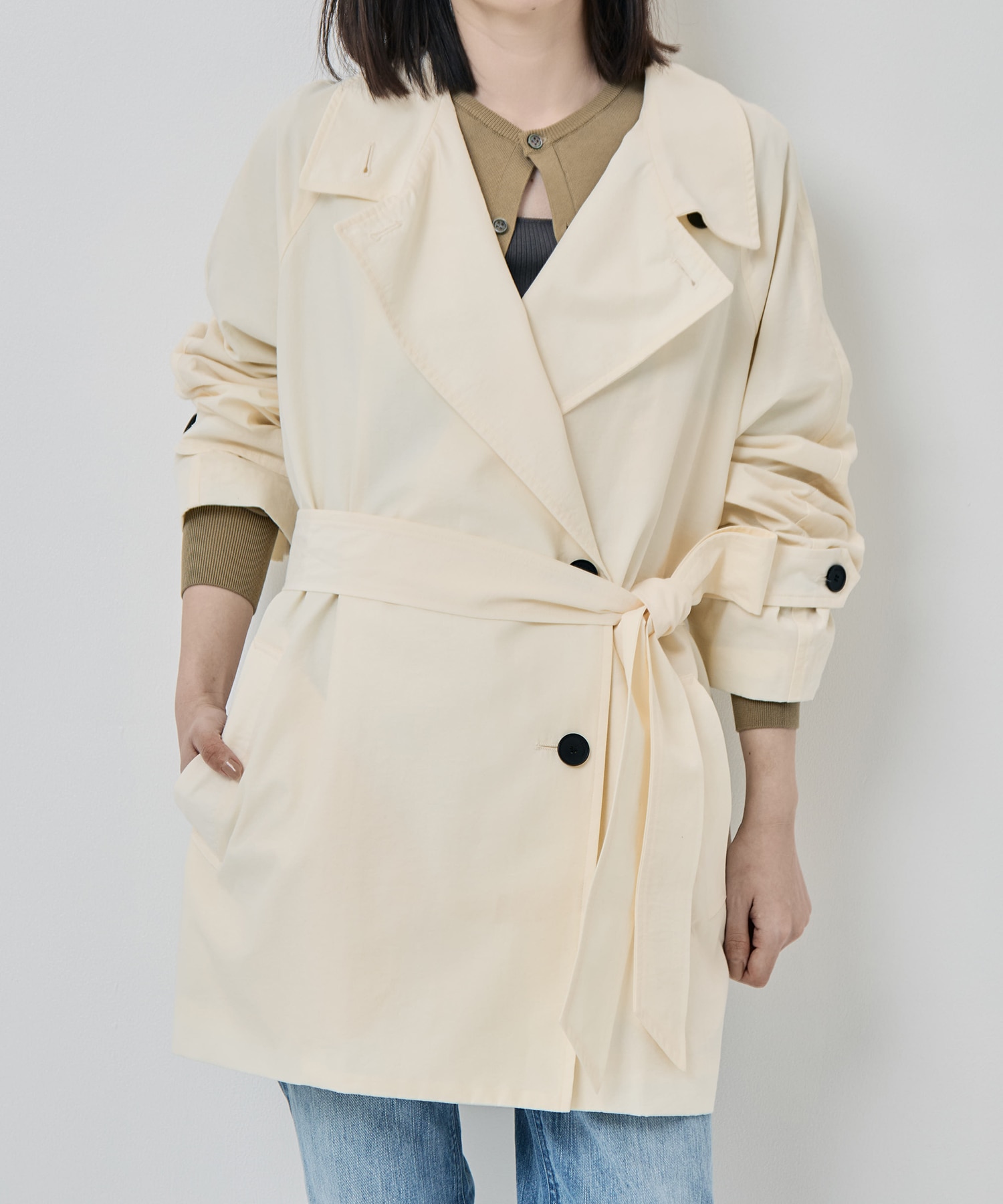 Spring Short Trench