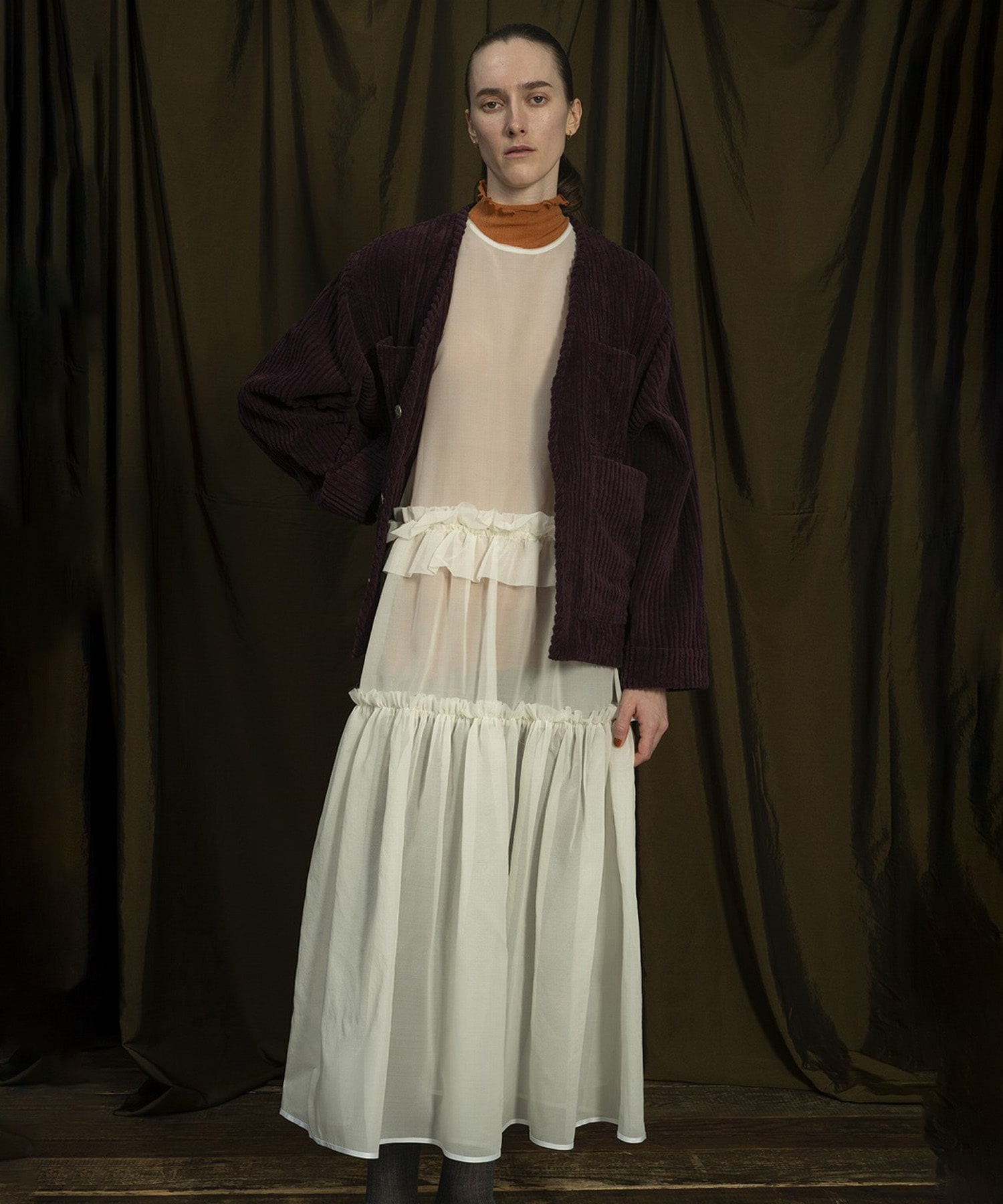 SILK ORGANDY DRESS