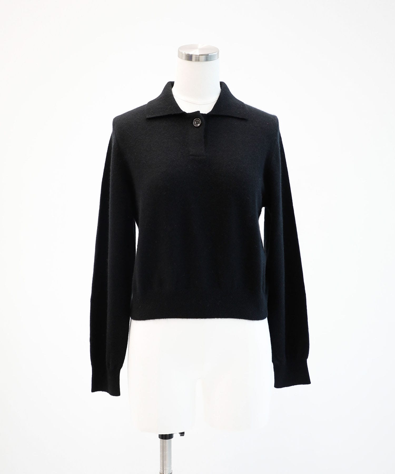 CASHMERE KNIT POLO