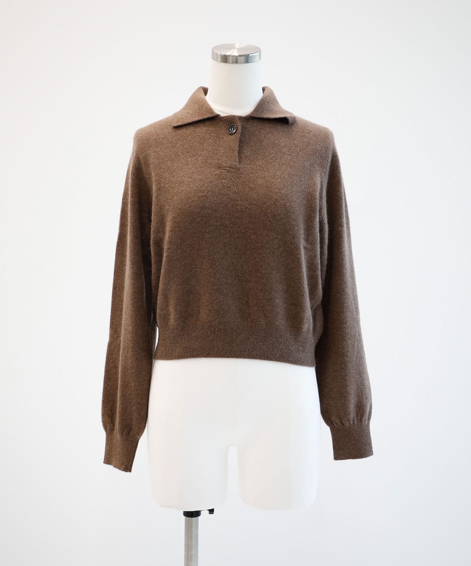 CASHMERE KNIT POLO