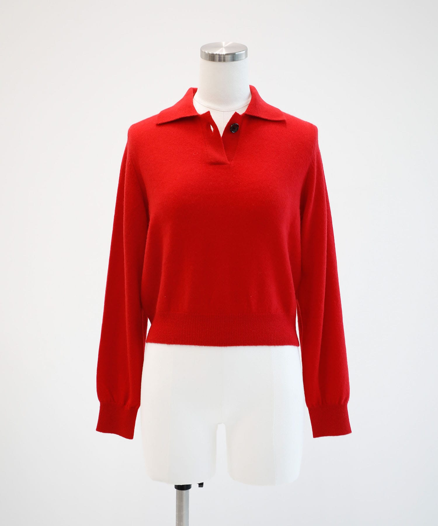 CASHMERE KNIT POLO