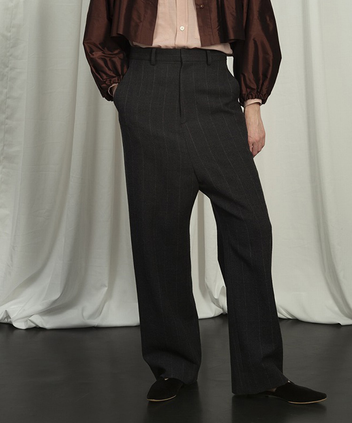 PINSTRIPE TROUSERS